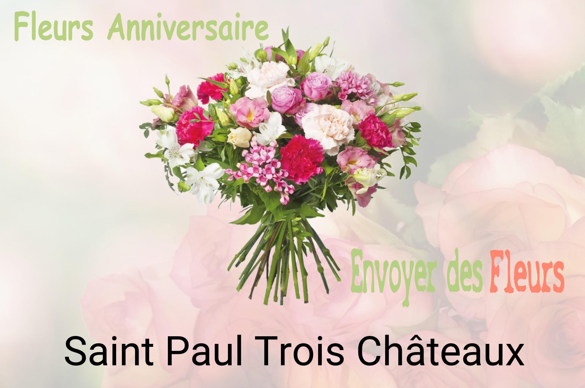 Bouquet de fleurs d’anniversaire livré à Saint-Paul-Trois-Châteaux