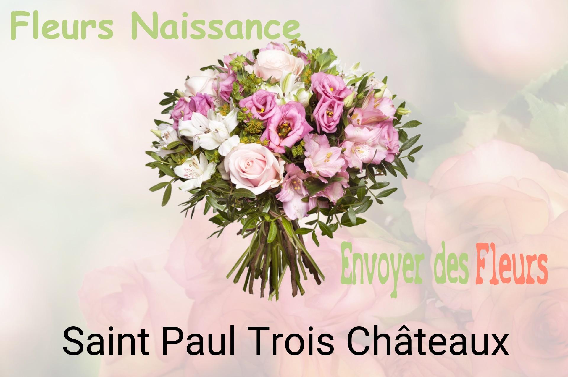 Bouquet de fleurs de naissance livré à Saint-Paul-Trois-Châteaux